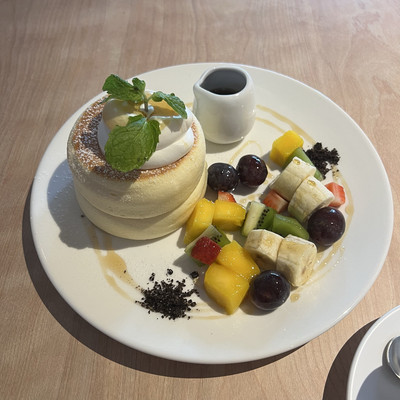 수플레 팬케이크 - 카페에서 느끼는 폭신한 식감을 집에서도 즐겨보세요!